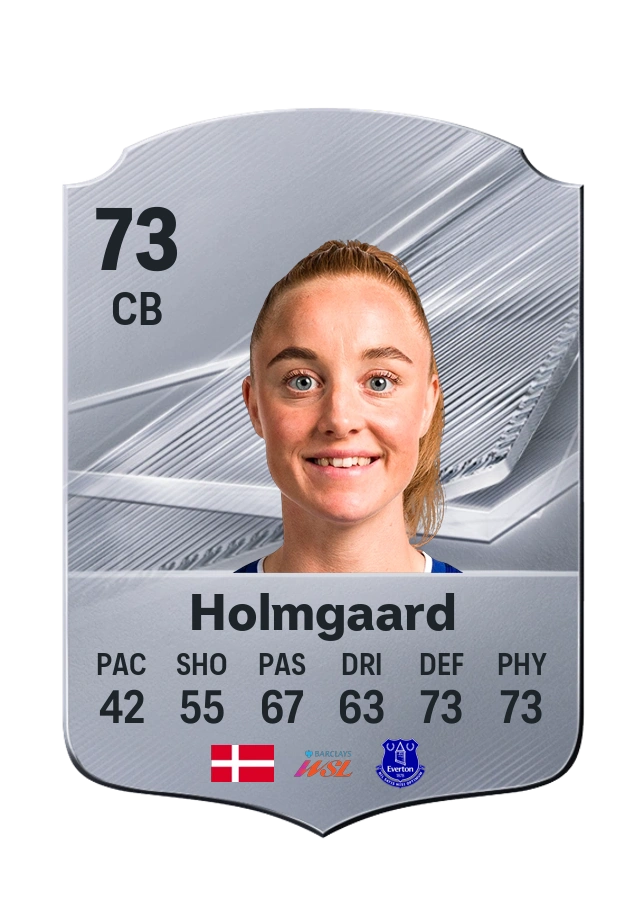 Karen Holmgaard, Common card, rated 73