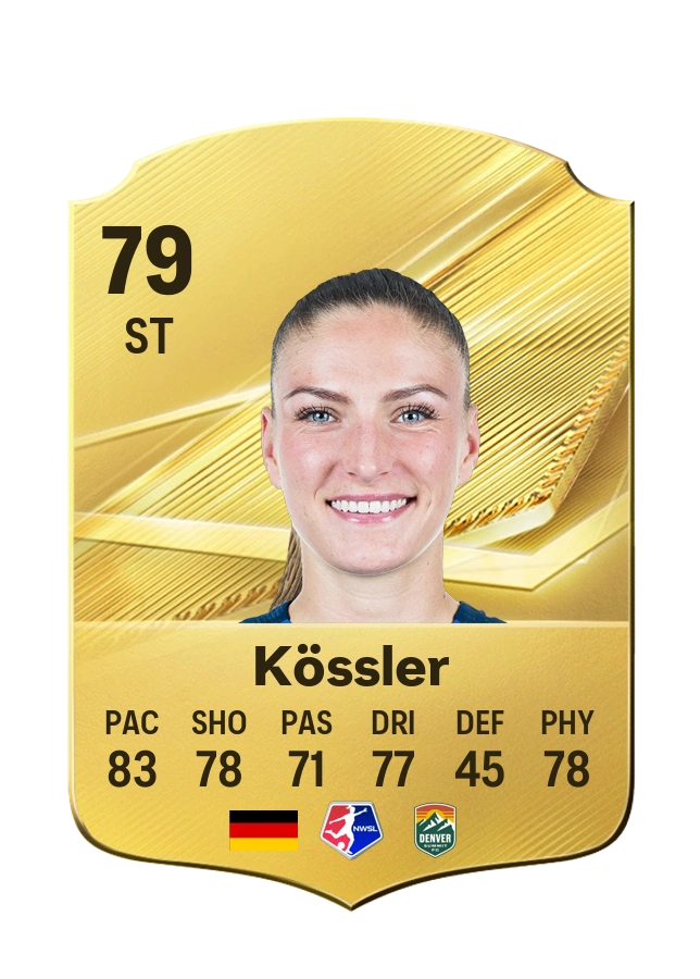 Melissa Kössler, Common card, rated 79