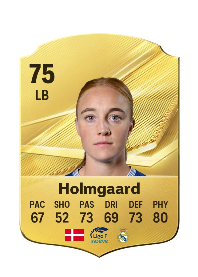 Sara Holmgaard, Common card, rated 75