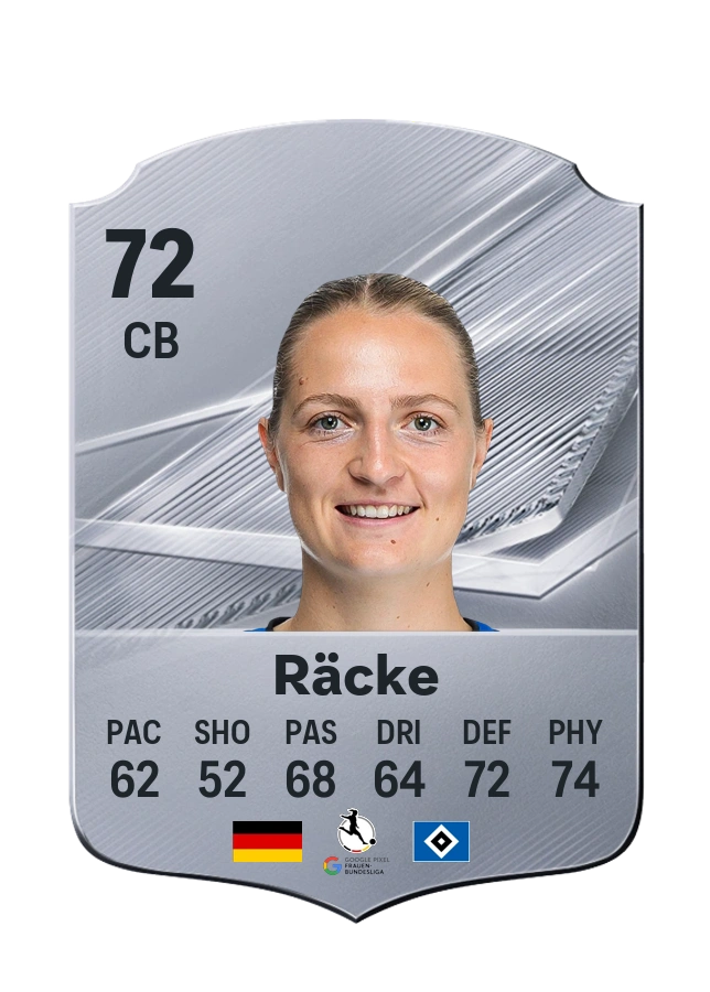 Carta Common de Nina Räcke, valoración 72