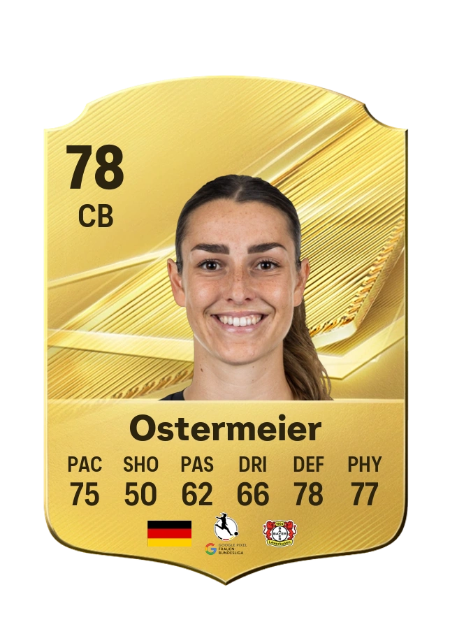 Selina Ostermeier, Common card, rated 78