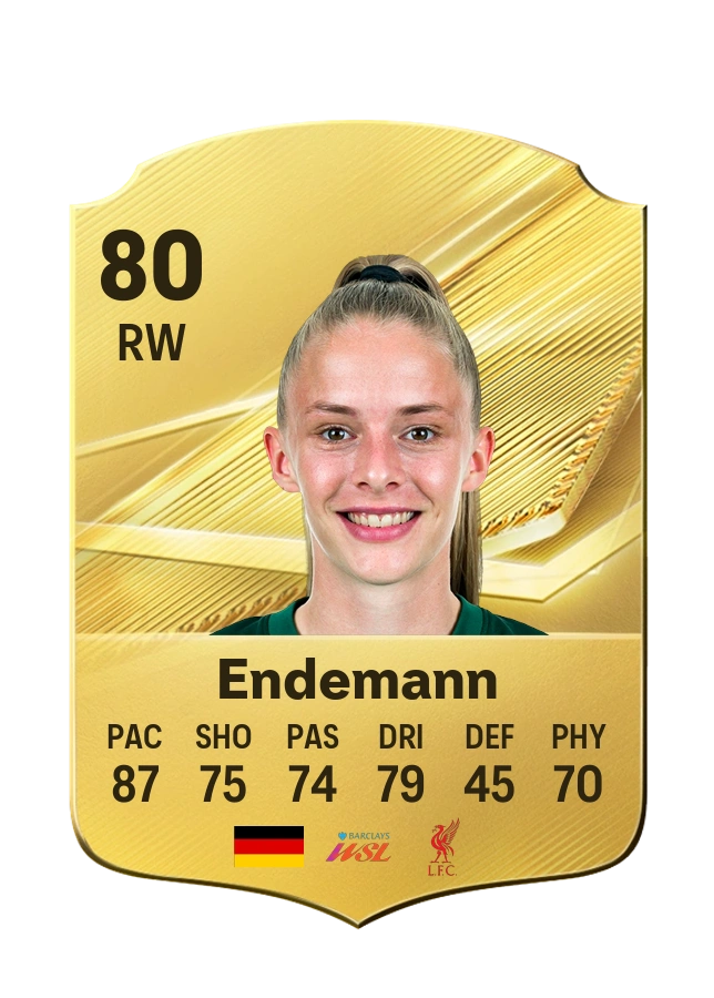 Vivien Endemann, Common card, rated 80