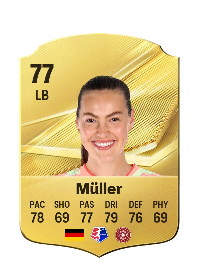 Marie Müller, Common card, rated 77