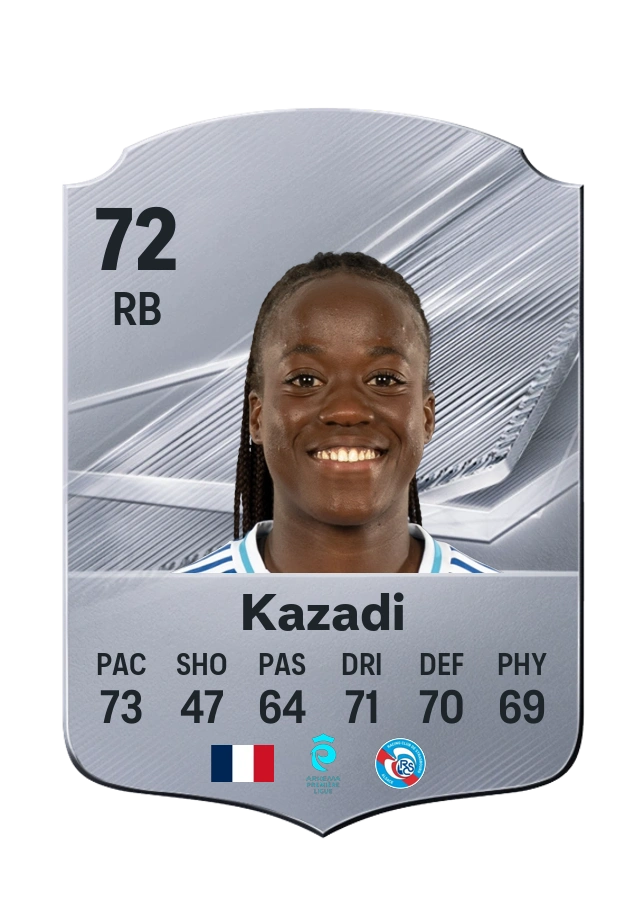 Carta Common di Grace Kazadi, valutazione 72