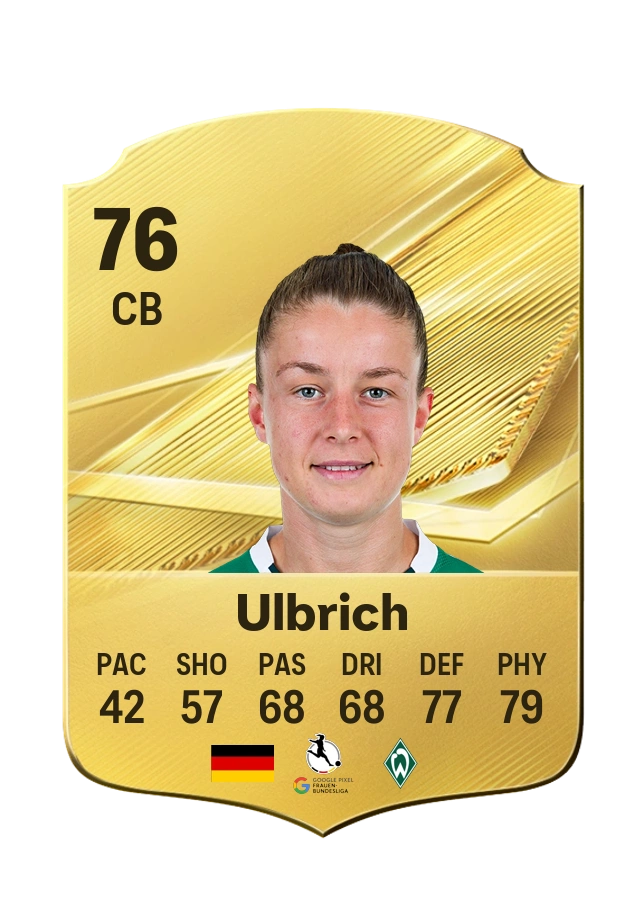 Michelle Ulbrich, Common kartı, reyting 76