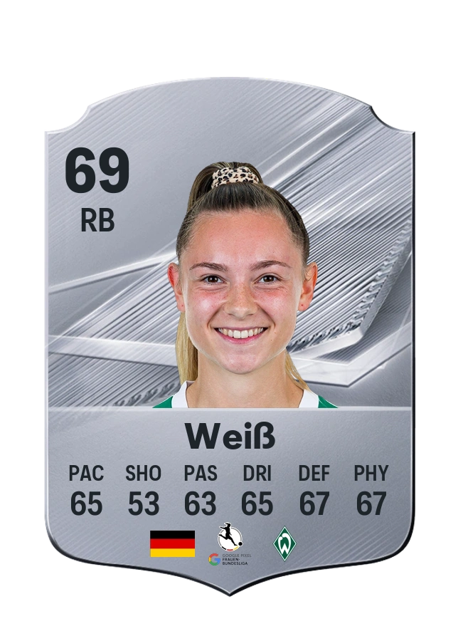 Michelle Weiß, Common card, rated 69
