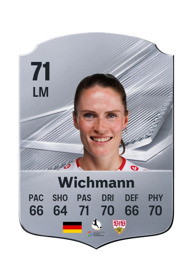 Reena Wichmann, Common card, rated 71