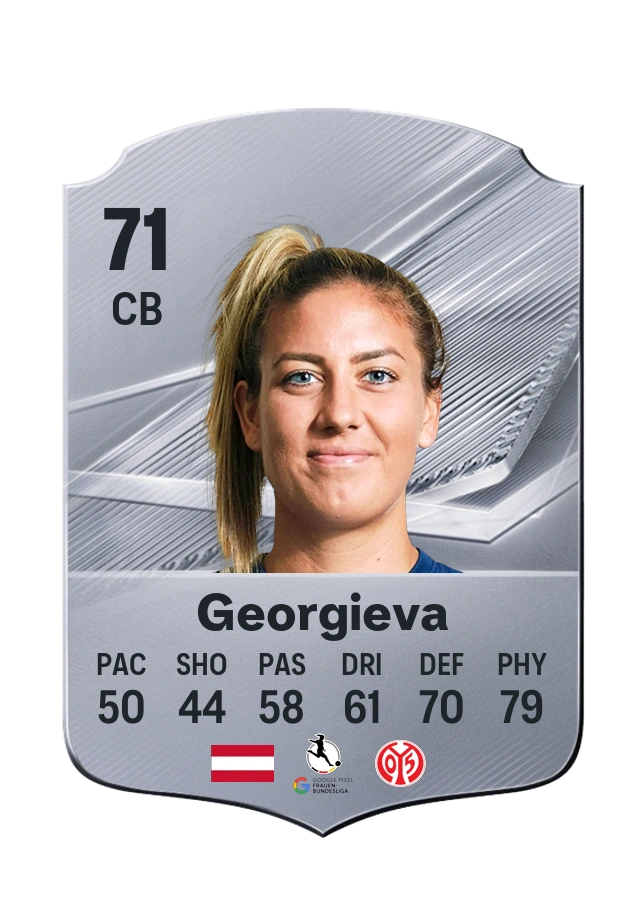 Marina Georgieva, Common card, rated 71