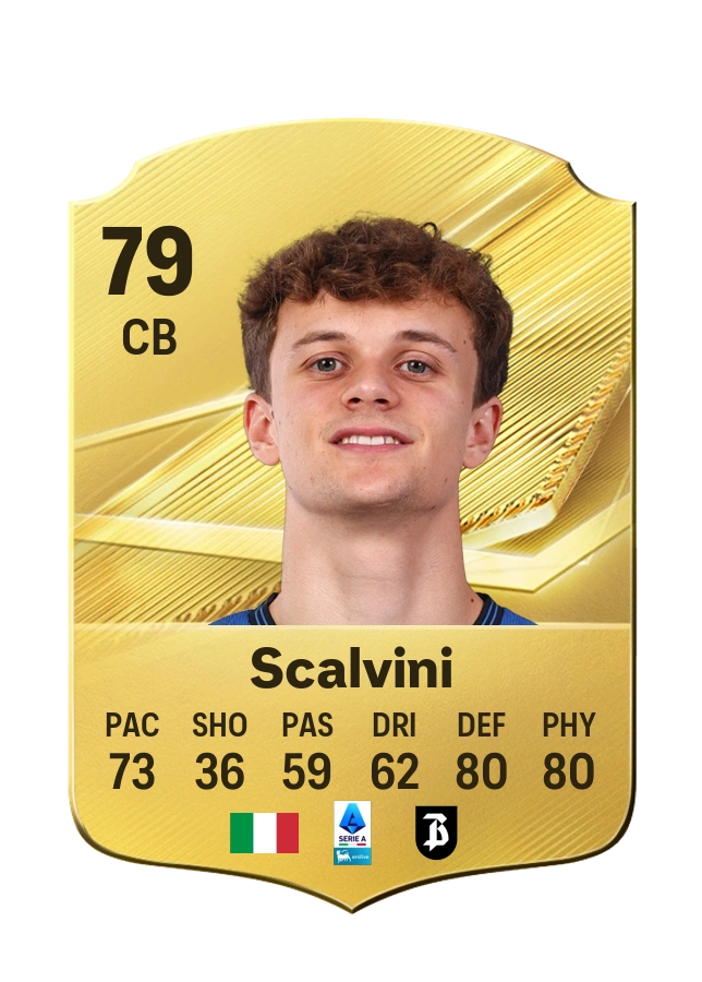 Giorgio Scalvini, Common card, rated 79