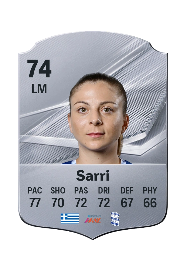 Veatriki Sarri, Common card, rated 74