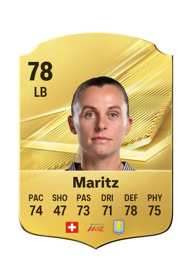 Noëlle Maritz, Common card, rated 78