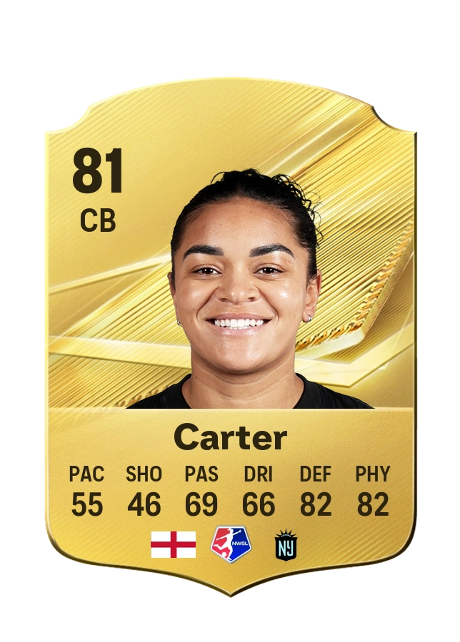 Carta Common de Jess Carter, valoración 81