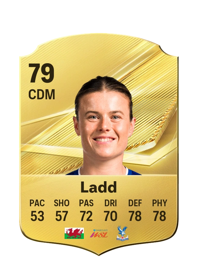 Hayley Ladd, Common card, rated 79