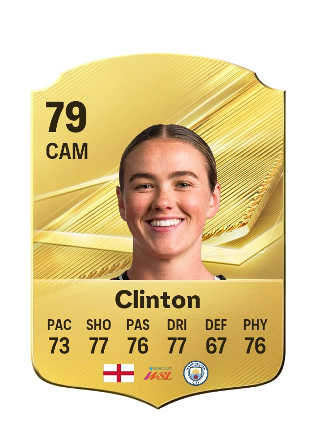 Grace Clinton, Common card, rated 79
