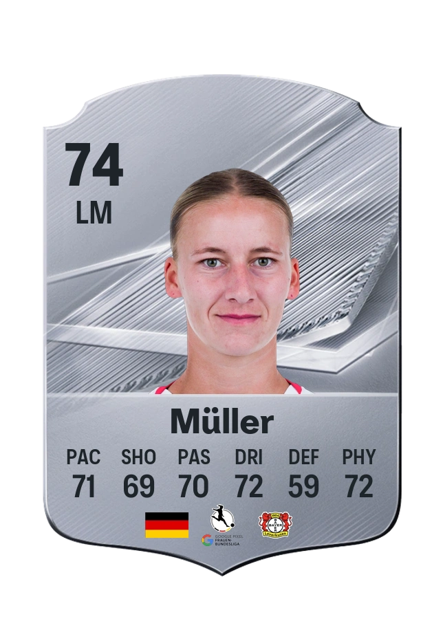Marlene Müller, karta Common, ocena 74