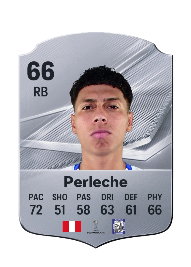 Erick Perleche, Common card, rated 66