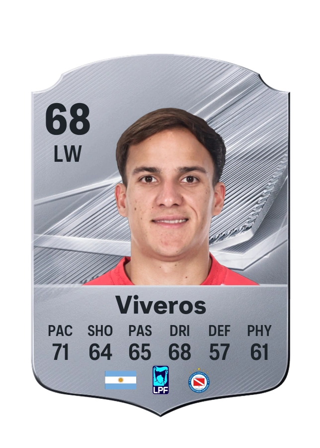 Carta Common de Emiliano Viveros, overall 68