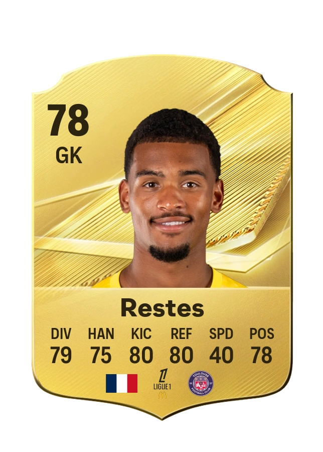 Guillaume Restes, Common card, rated 78