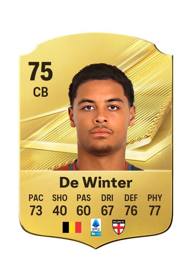 Koni De Winter، بطاقة Common، بتقييم 75