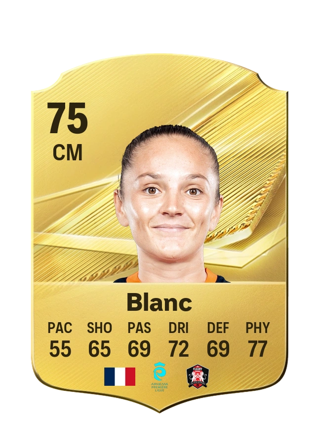 Cyrielle Blanc, Common card, rated 75