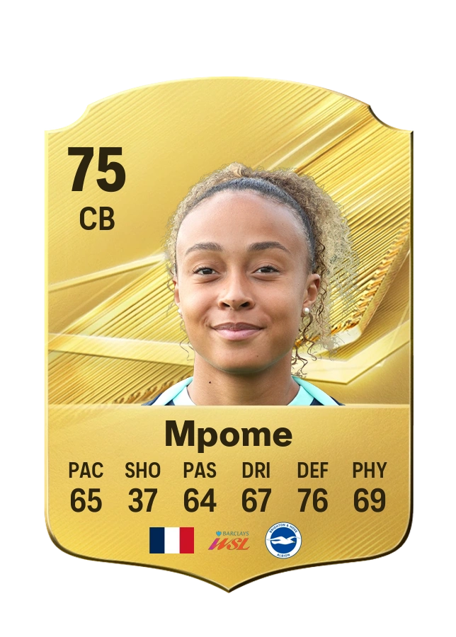 Common-Karte von Maelys Mpome, Wertung 75