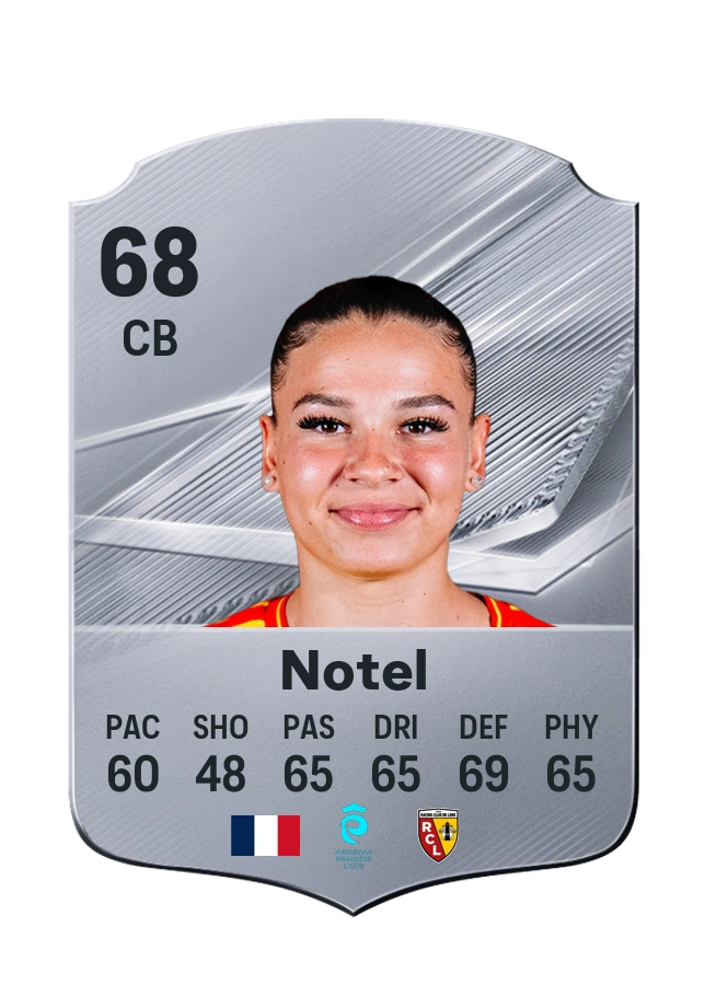 Léa Notel, Common card, rated 68