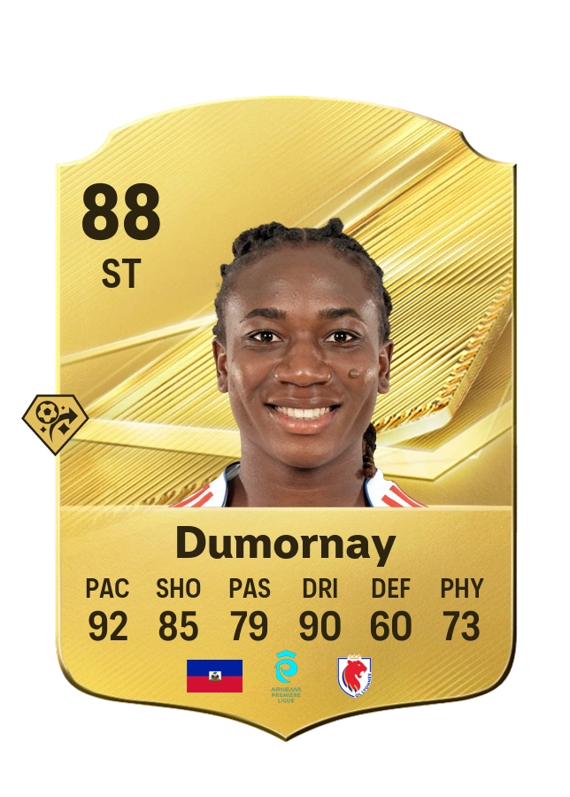 Melchie Dumornay، بطاقة Common، بتقييم 88