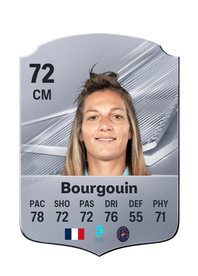 Laura Bourgouin, Common-kaart, rating 72