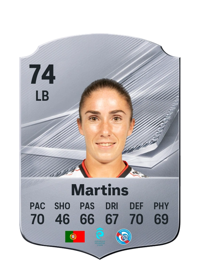 Morgane Martins, Common card, rated 74