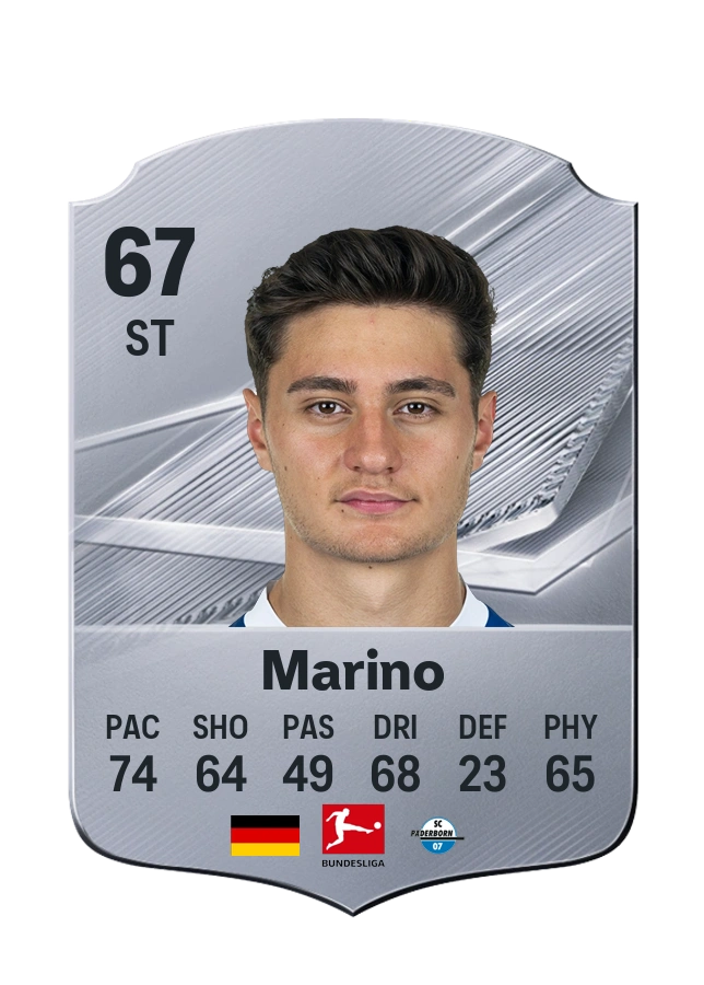 Stefano Marino, Common card, rated 67