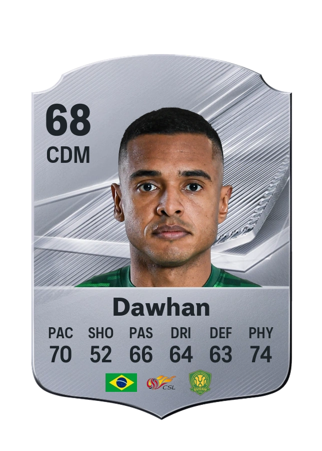 Dawhan, Common kartı, reyting 68