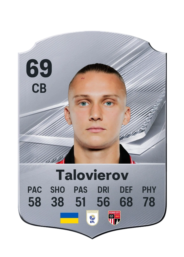 Carta Common de Maksym Talovierov, valoración 69