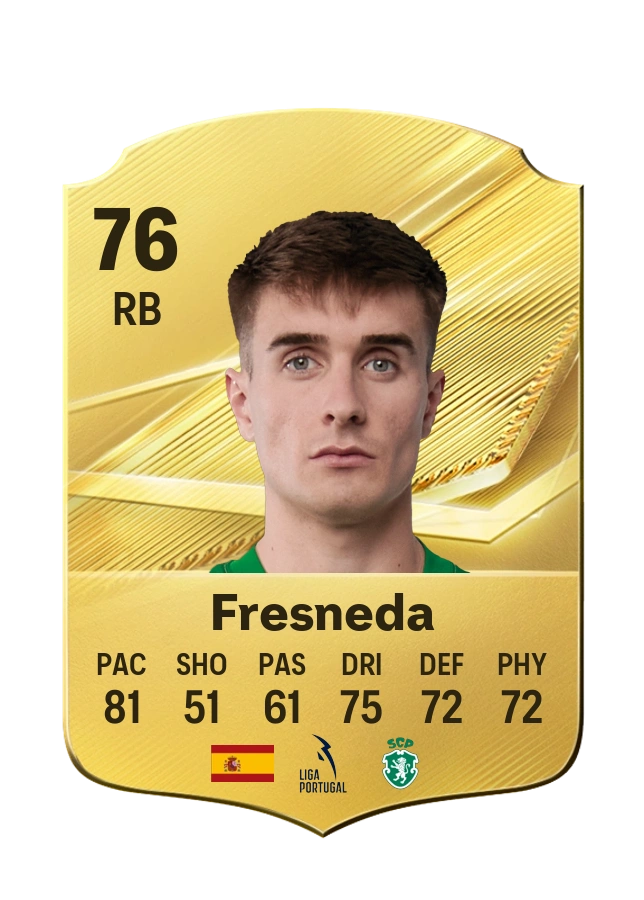 Fresneda, Common card, rated 76