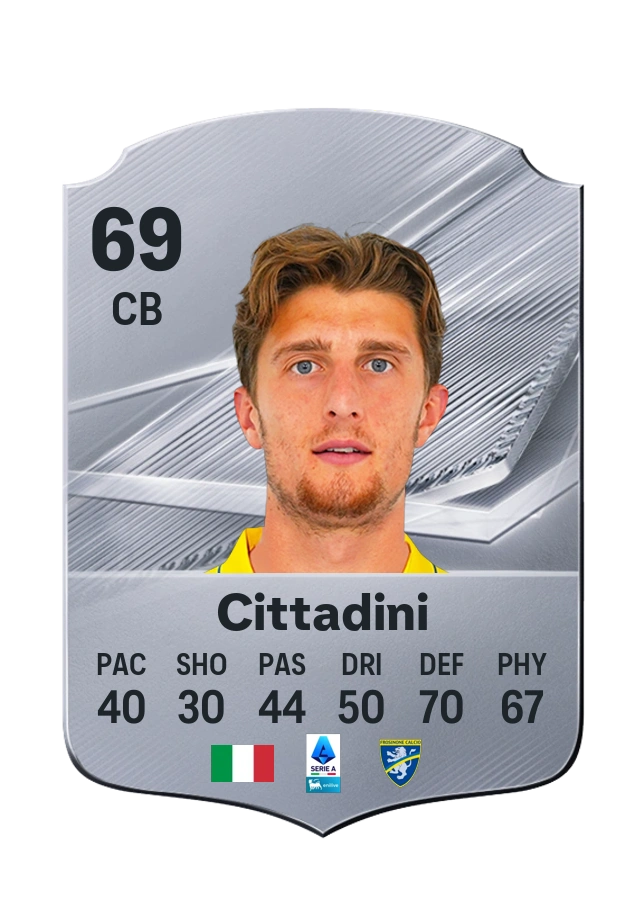 Giorgio Cittadini, Common kartı, reyting 69