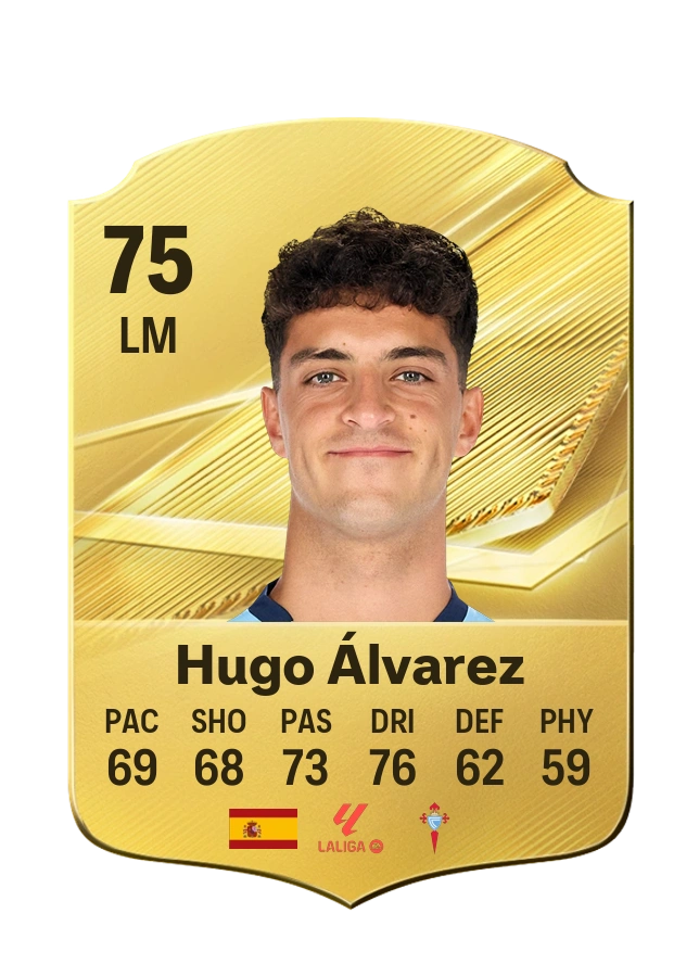 Carta Common de Hugo Álvarez, overall 75