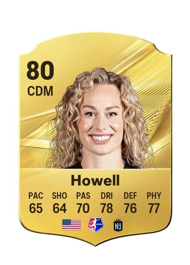 Jaelin Howell, Common card, rated 80