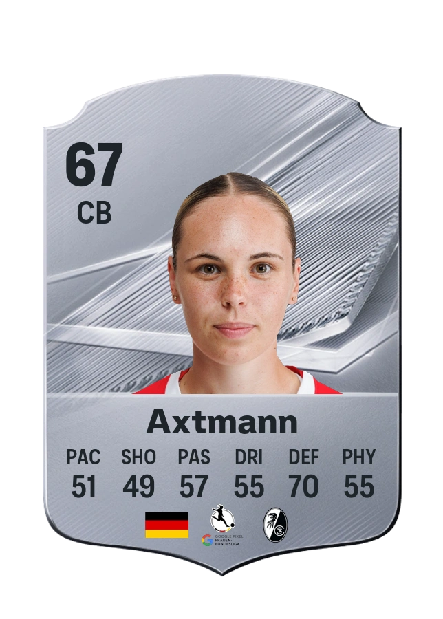 Alina Axtmann, Common card, rated 67