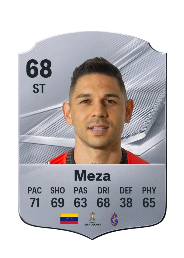 José Alí Meza, Common card, rated 68