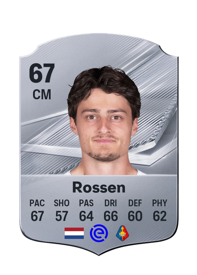 Nils Rossen, Common card, rated 67