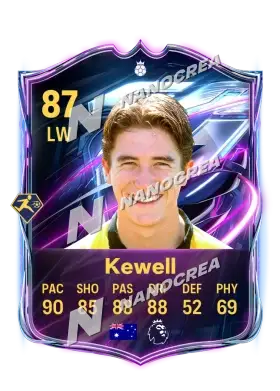 Harry Kewell, Base Hero card, rated 87