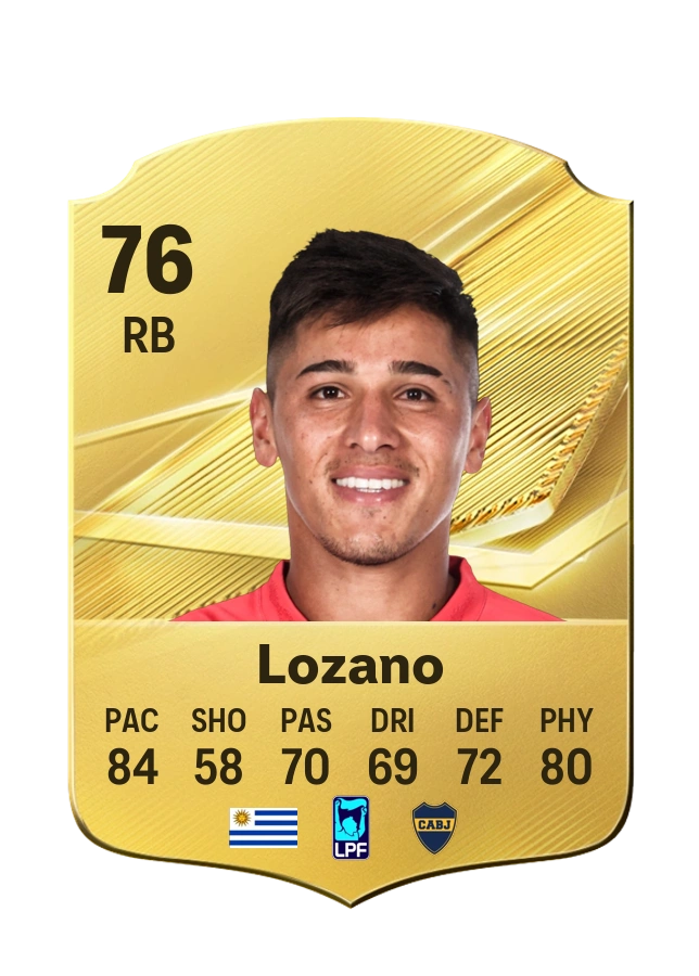 Leandro Lozano, Common card, rated 76