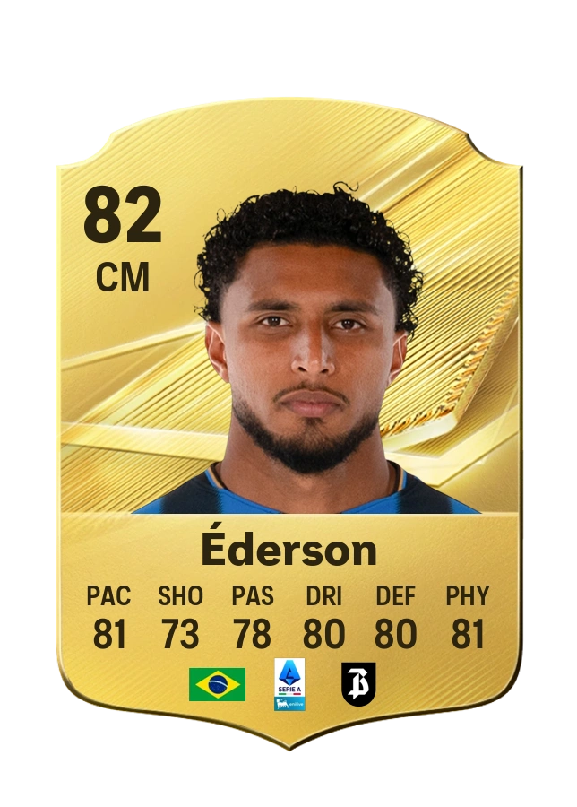 Éderson، بطاقة Common، بتقييم 82