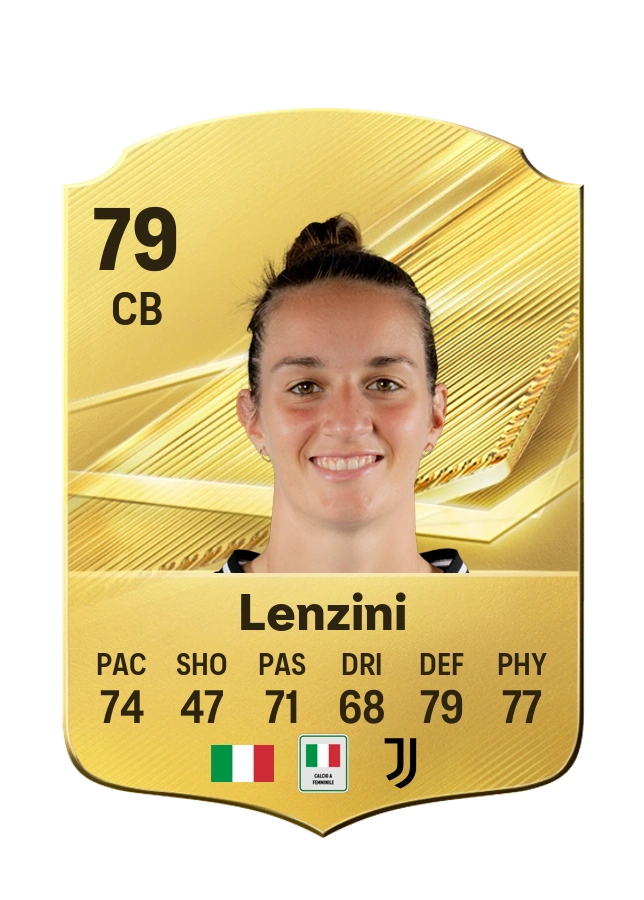 Martina Lenzini, Common card, rated 79