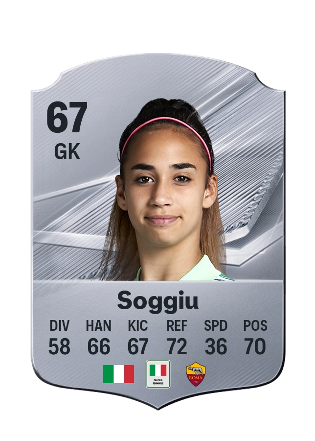Valentina Soggiu, Common card, rated 67