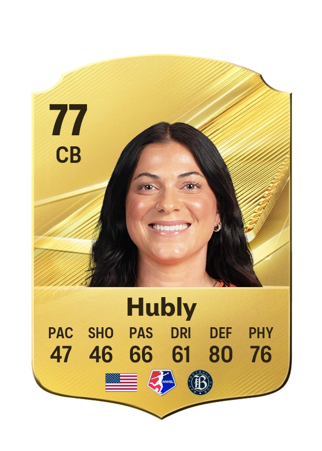 Kelli Hubly, Common card, rated 77