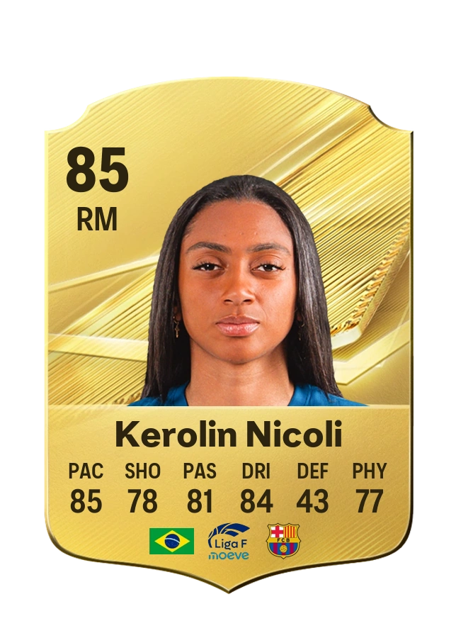 Kerolin Nicoli, Common kartı, reyting 85