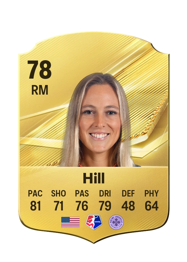 Rachel Hill, Common card, rated 78