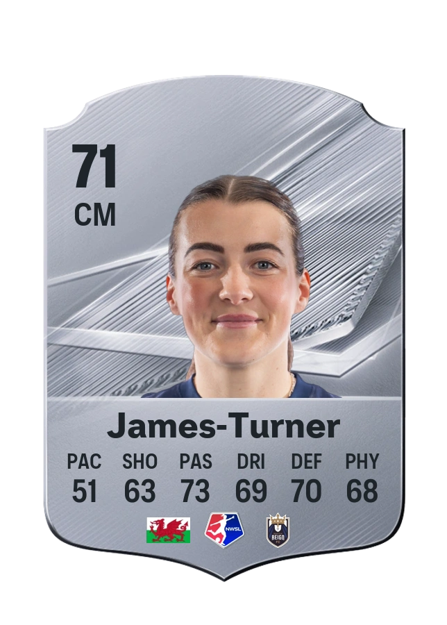 Angharad James-Turner, Common card, rated 71