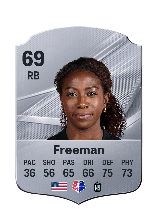 Mandy Freeman, Common card, rated 69