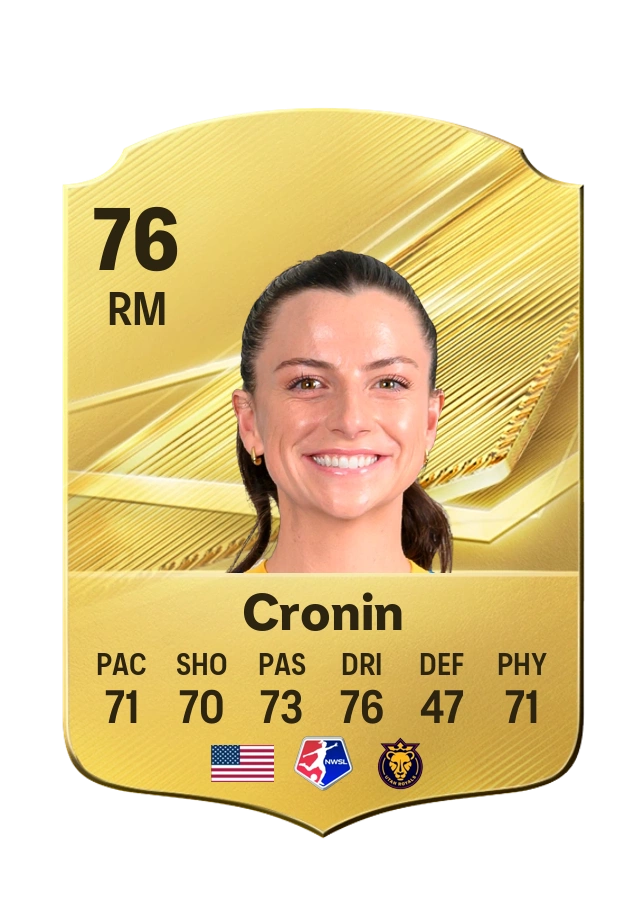Paige Cronin, Common card, rated 76
